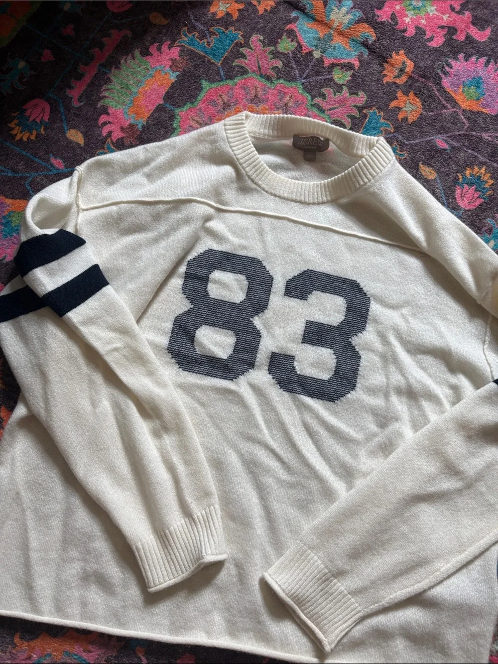 J Crew Rugby Cashmere Sweater
